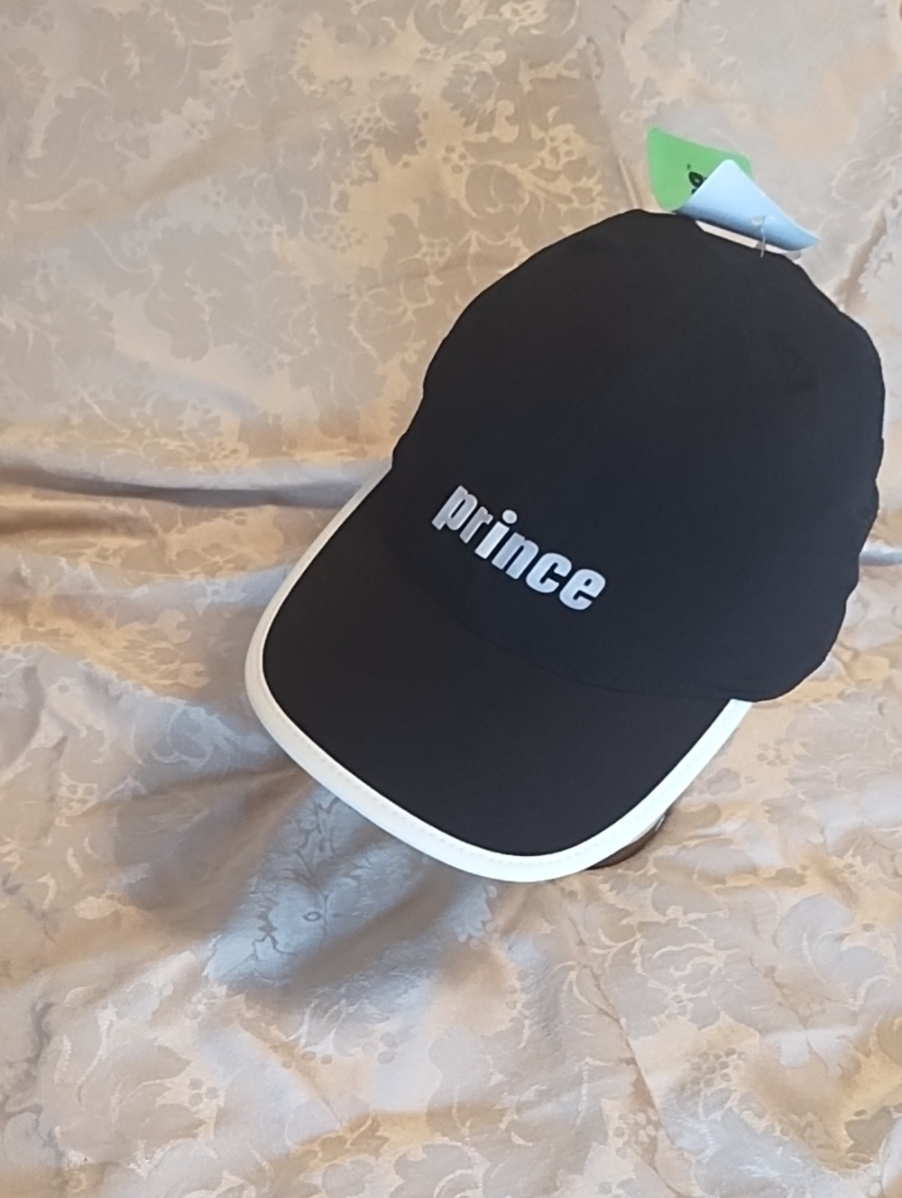 Prince Black Baseball Cap with White Trim